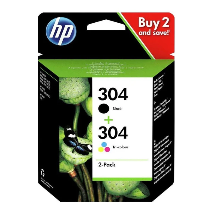 HP 304 (3JB05AE) voordeelbundel (origineel)
