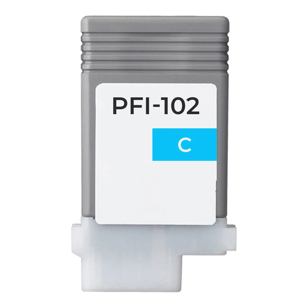 Huismerk Canon PFI-102C (0896B001) inktcartridge cyaan