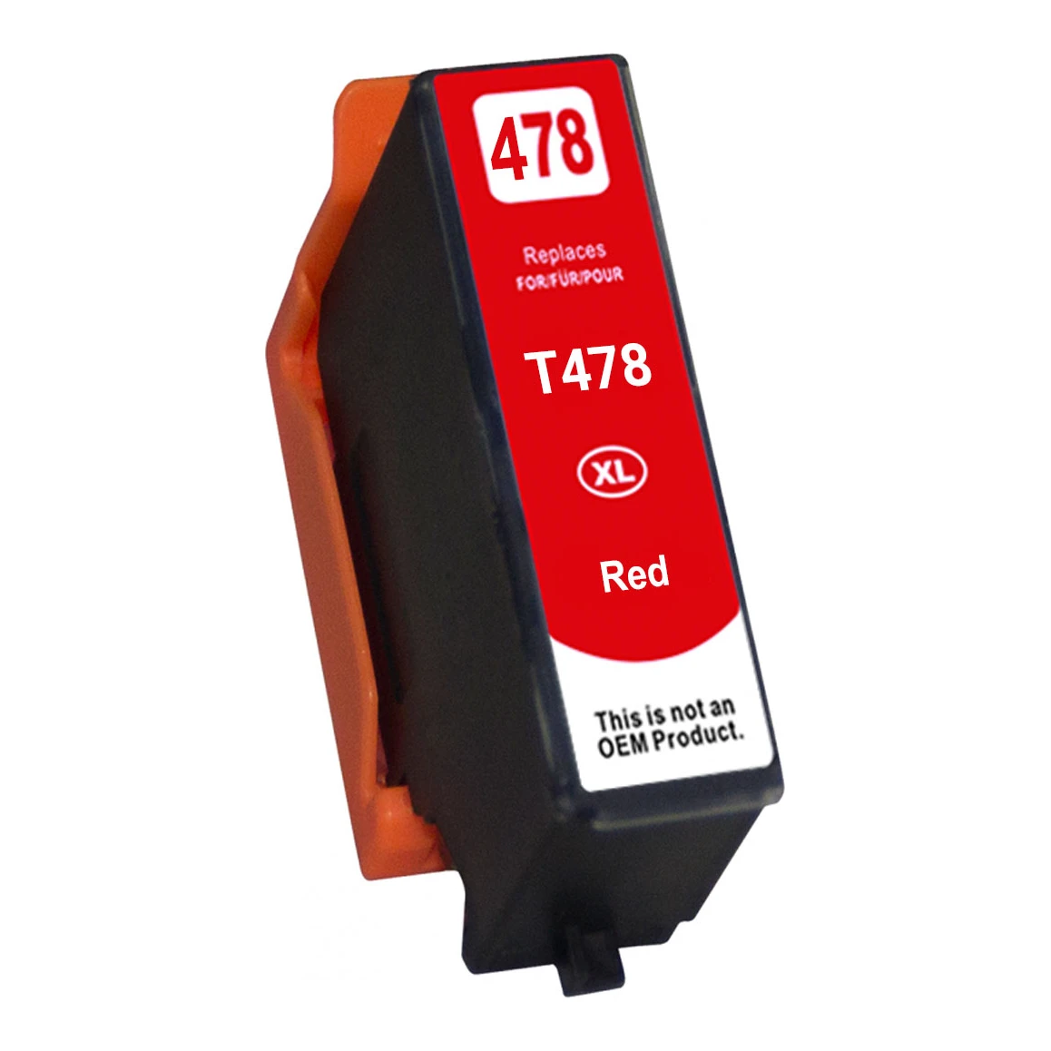 Huismerk Epson 478 XL (T04F5) inktcartridge rood