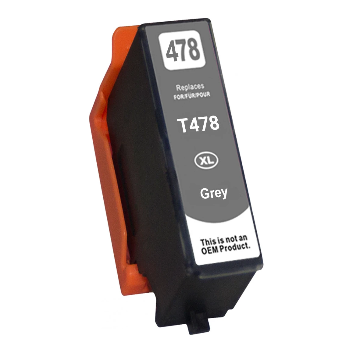 Huismerk Epson 478 XL (T04F6) inktcartridge grijs