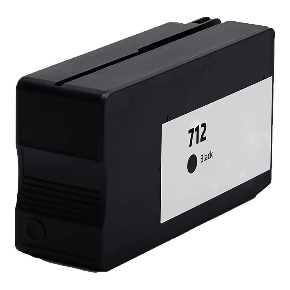 Huismerk HP 712XL (3ED71A) inktcartridge zwart