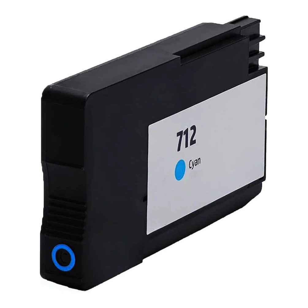 Huismerk HP 712 (3ED67A) inktcartridge cyaan