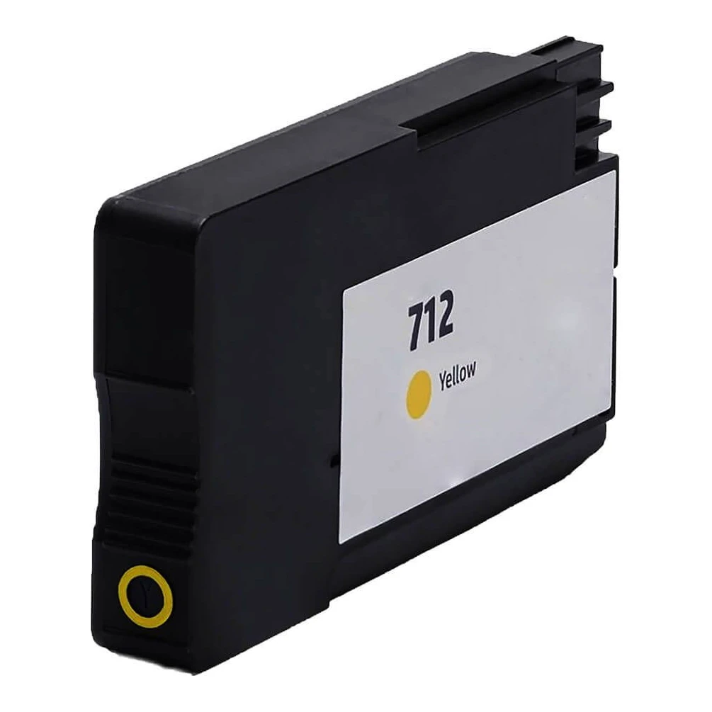 Huismerk HP 712 (3ED69A) inktcartridge geel