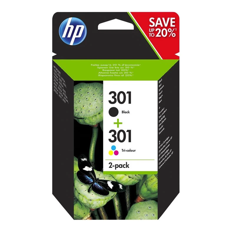 HP 301 (N9J72AE) voordeelbundel (origineel)