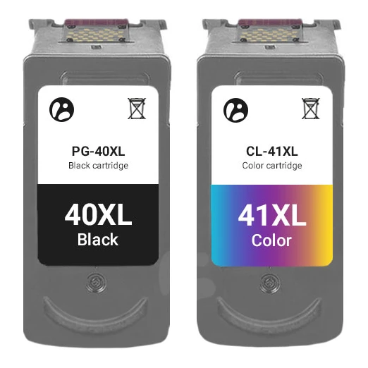 Huismerk Canon PG-40XL + Canon CL-41XL (0615B043) inktcartridges voordeelbundel