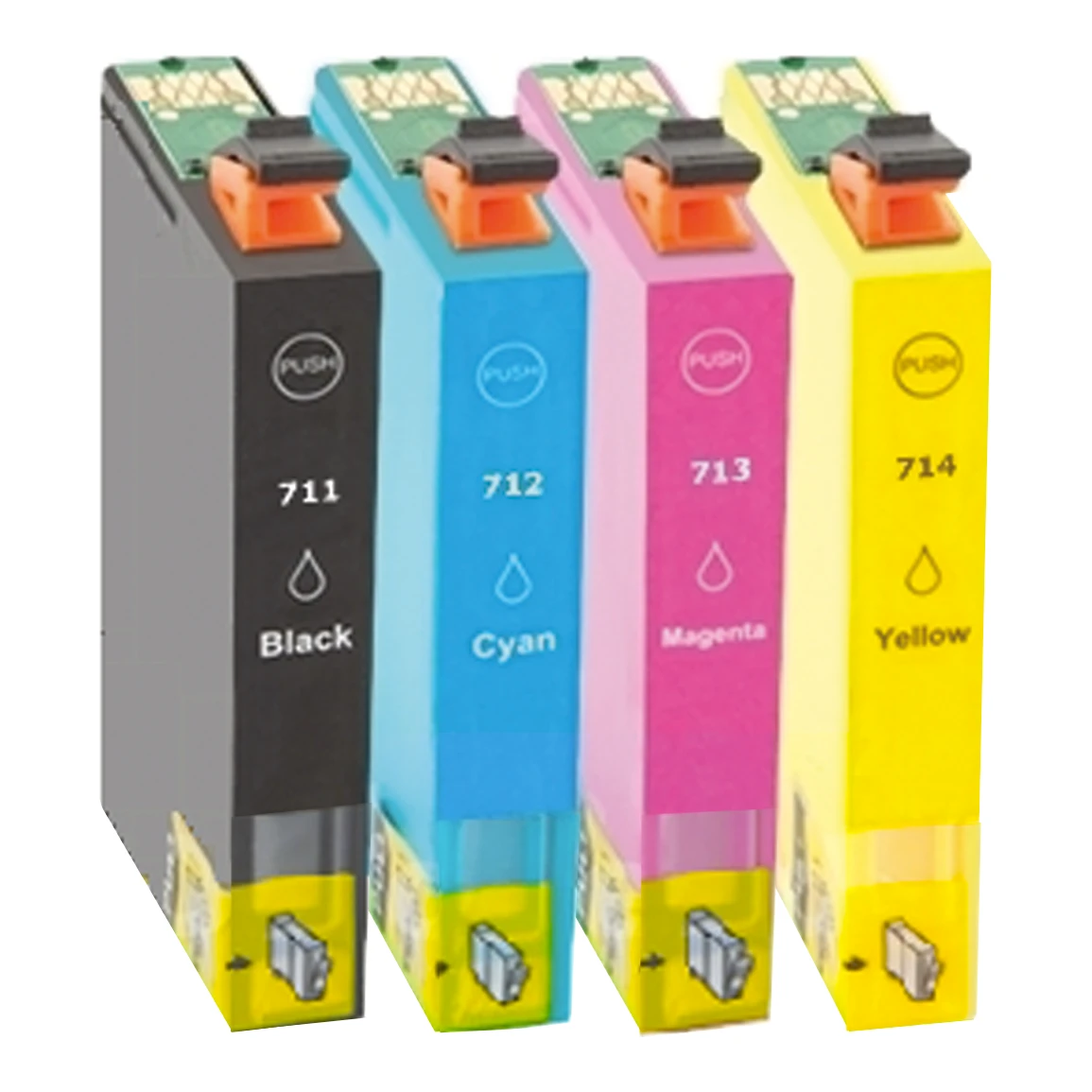 Huismerk Epson T0715 XL inktcartridges voordeelbundel