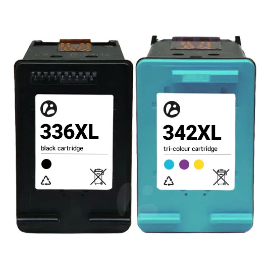 Huismerk HP 336XL (C9362EE) + HP 342XL (C9361EE) inktcartridges voordeelbundel
