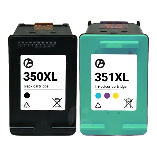 Huismerk HP 350XL (CB336EE) + HP 351XL (CB338EE) inktcartridges voordeelbundel