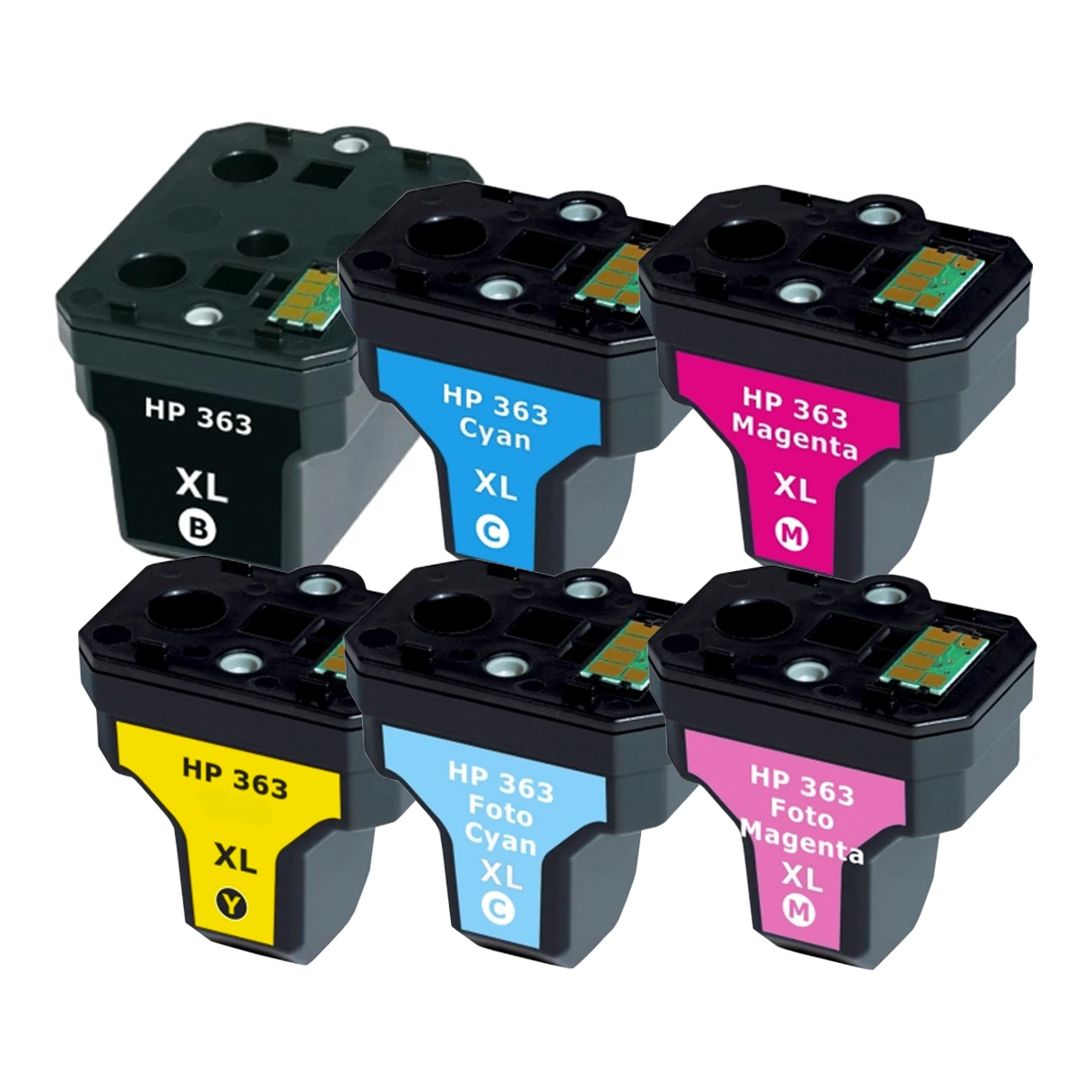 Huismerk HP 363XL inktcartridges voordeelbundel