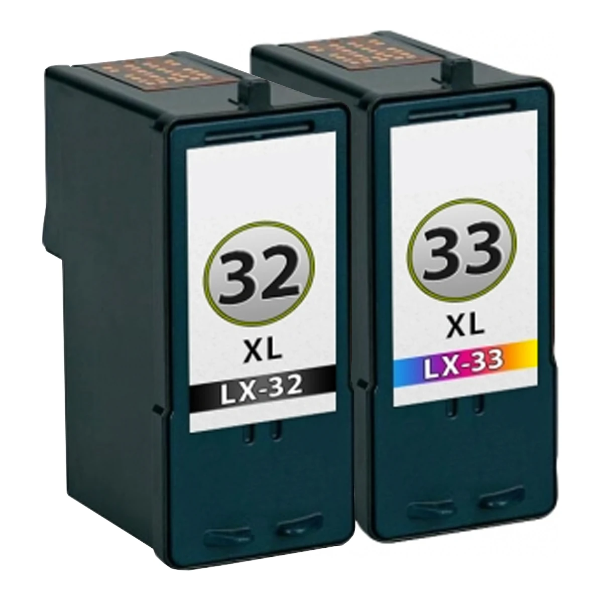 Huismerk Lexmark 32XL (18CX032E) + Lexmark 33XL (18CX033E) inktcartridges voordeelbundel