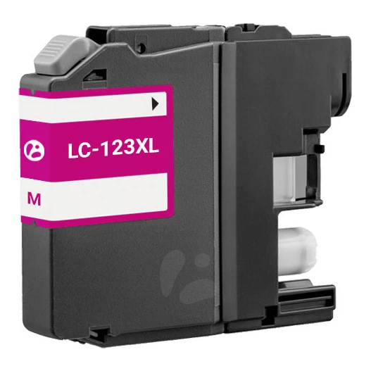 Huismerk Brother LC-123 / LC-125M XL inktcartridge magenta