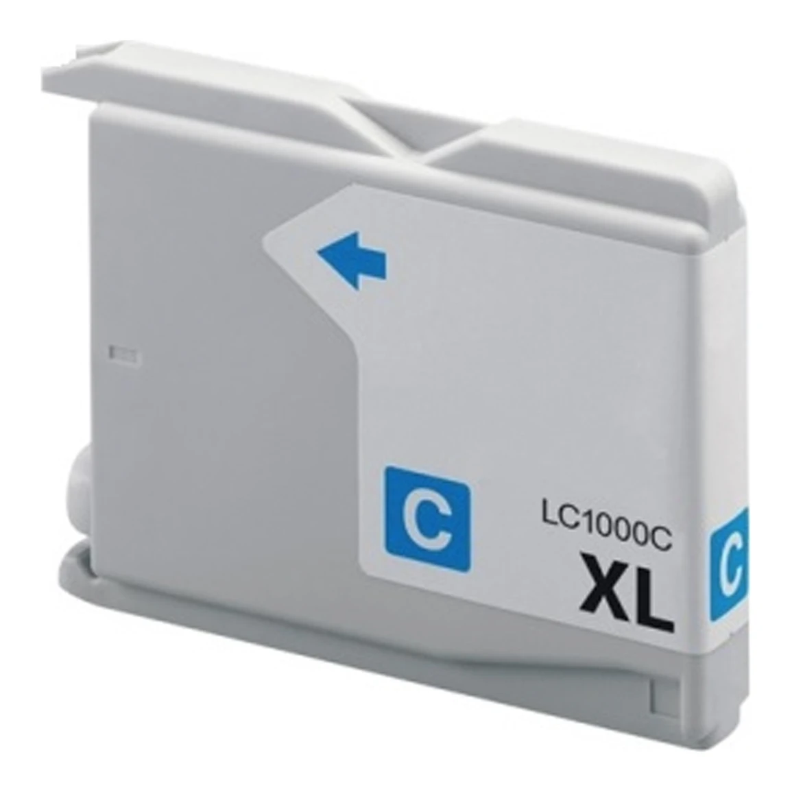 Huismerk Brother LC-1000C XL inktcartridge cyaan
