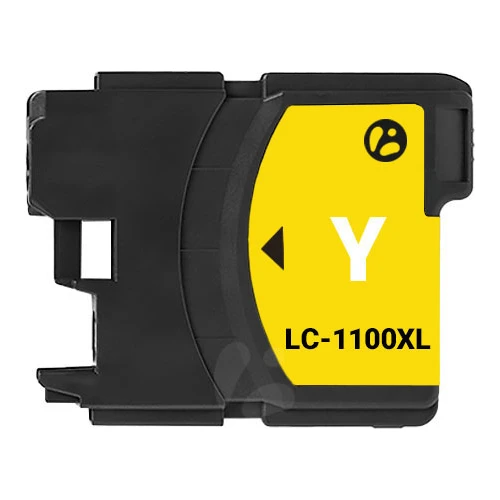 Huismerk Brother LC-1100Y XL inktcartridge geel