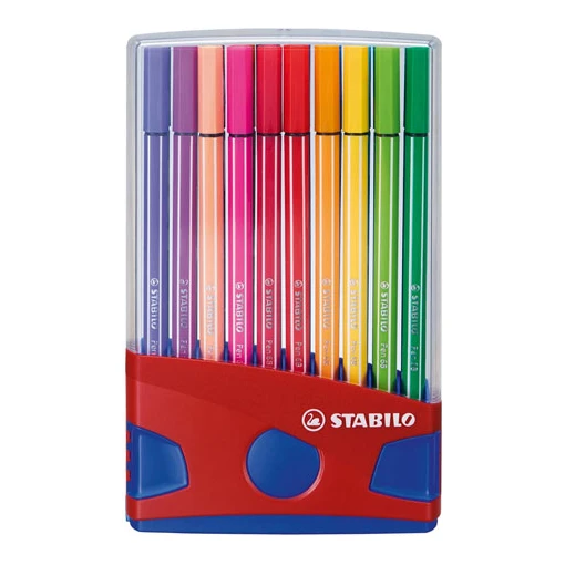 STABILO Pen 68 ColorParade viltstiften assortiment (20 stuks)
