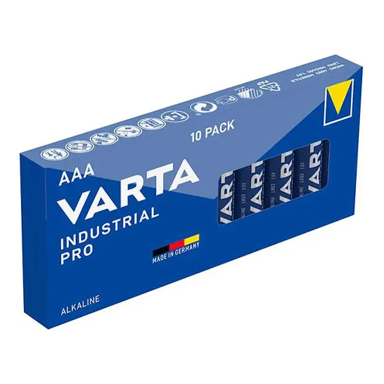 Varta Industrial Pro AAA batterijen 10-pack