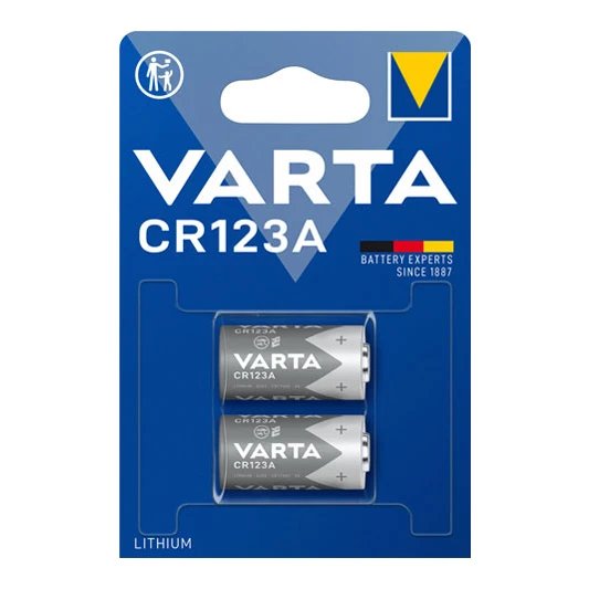 Varta CR123A 3V Lithium batterijen 2-pack