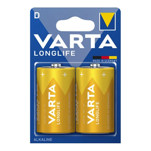 Varta Longlife D/LR20 batterijen 2-pack