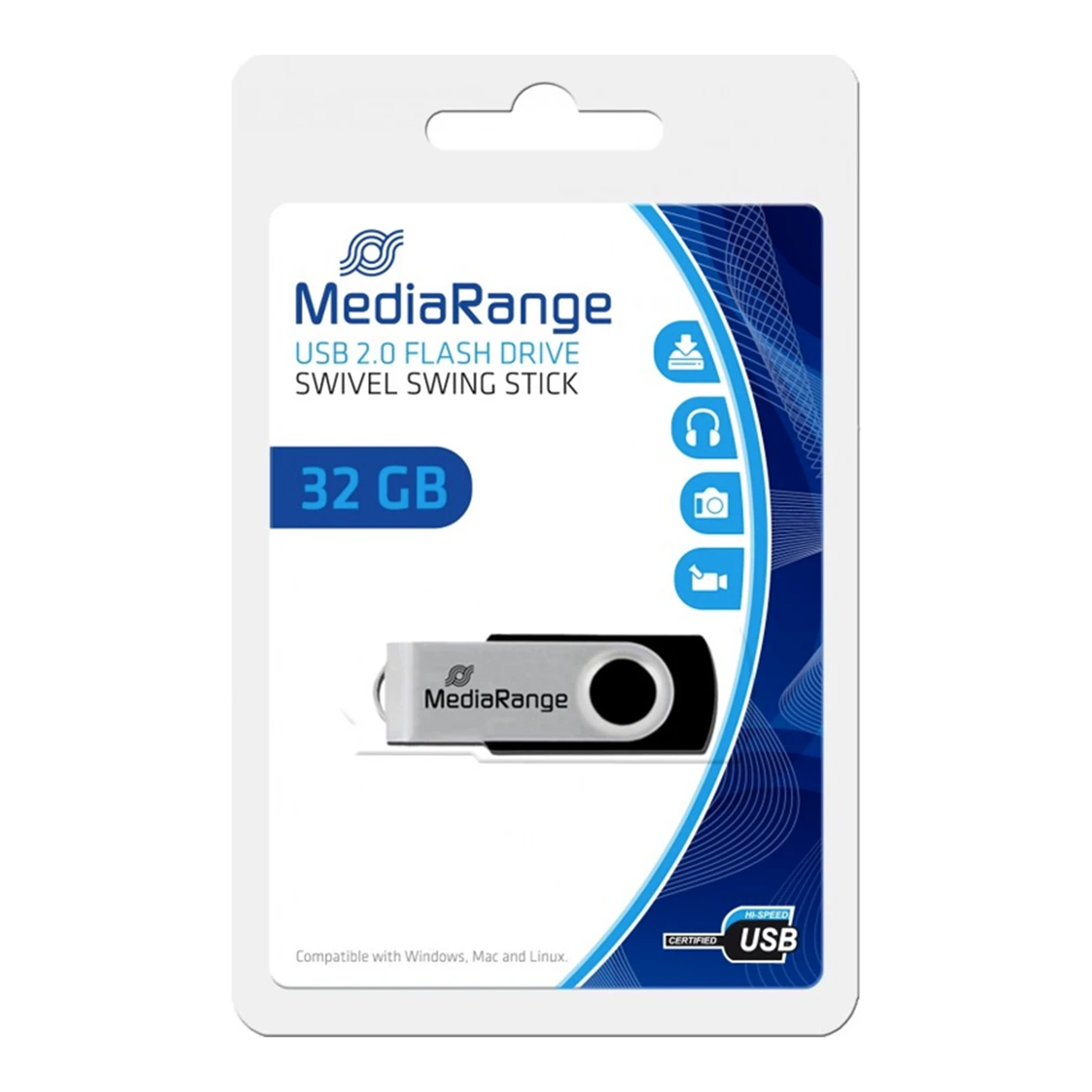 MediaRange USB-stick 32 GB, USB 2.0