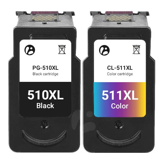 Huismerk Canon PG-510/512XL + CL-511/513XL (2970B010) inktcartridges voordeelbundel
