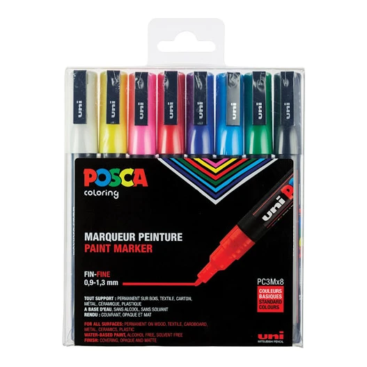POSCA PC-3M verfstiften (0,9 - 1,3 mm rond)