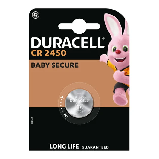 Duracell CR2450 3V Lithium knoopcel batterij