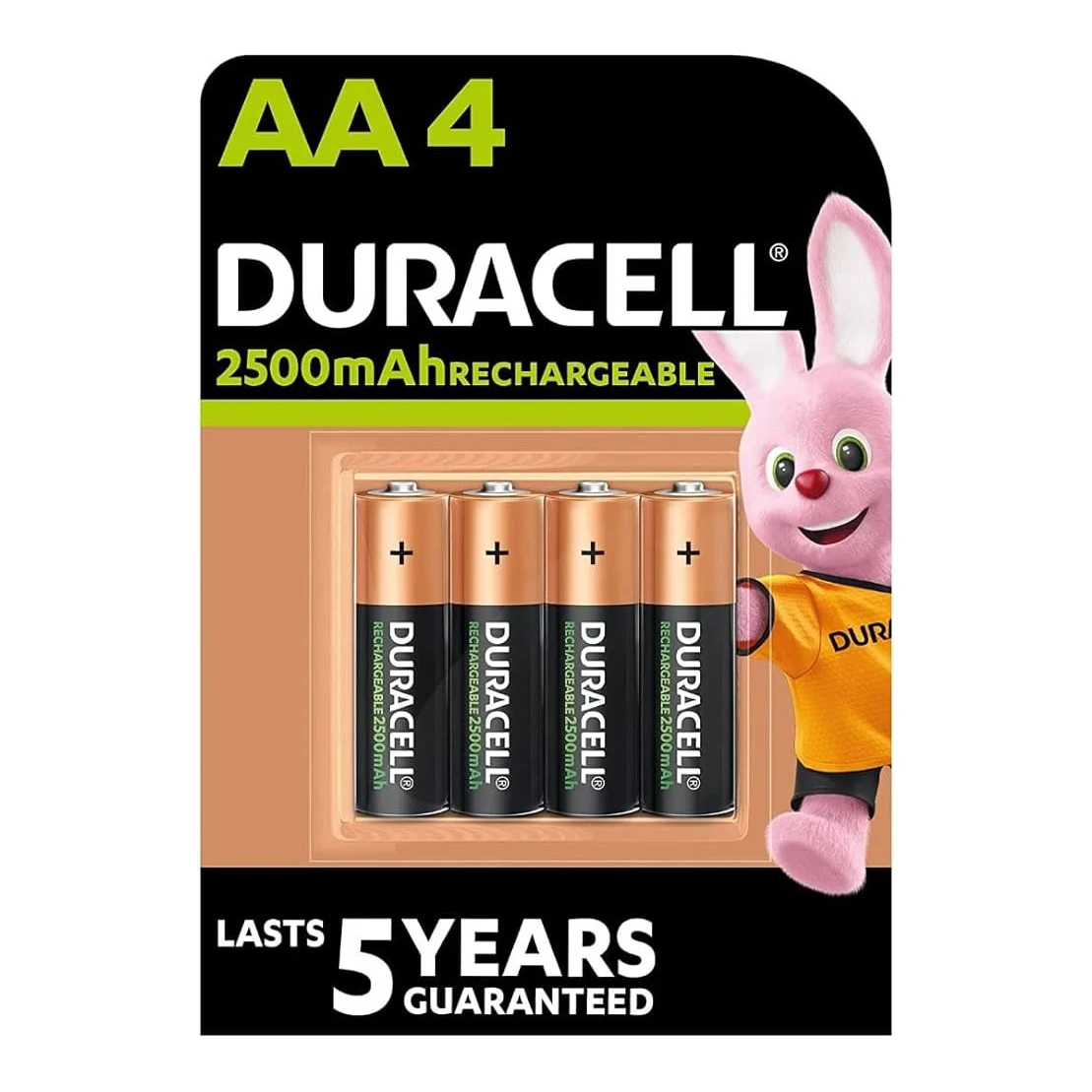 Duracell oplaadbare AA batterijen 4-pack (2500 mAh)