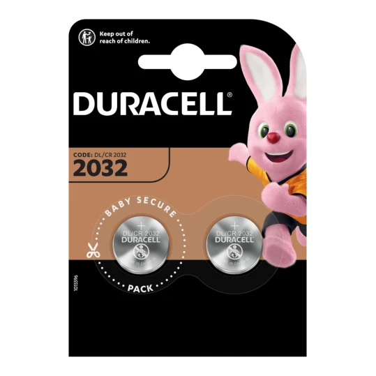 Duracell CR2032 3V knoopcel batterijen 2-pack