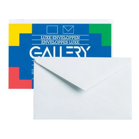 Gallery gegomde enveloppen, 140 x 90 mm (50 stuks)