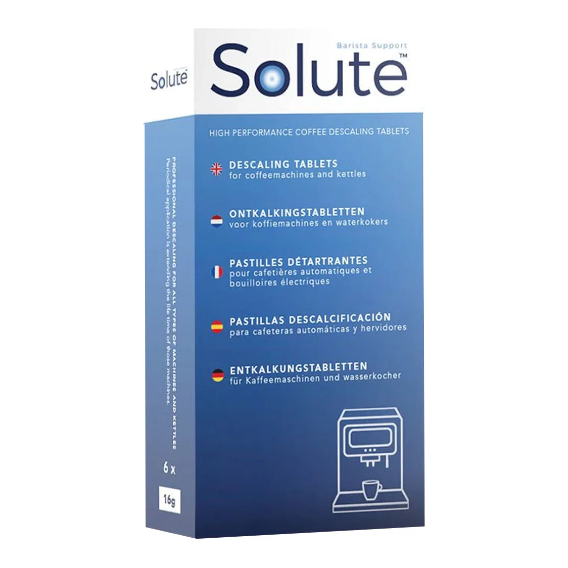 Solute ontkalkingstabletten 6 tabs á 16 gr