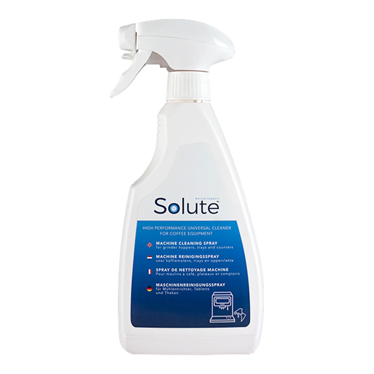 Solute koffiemachine reinigingsspray binnen & buitenkant (500 ml)