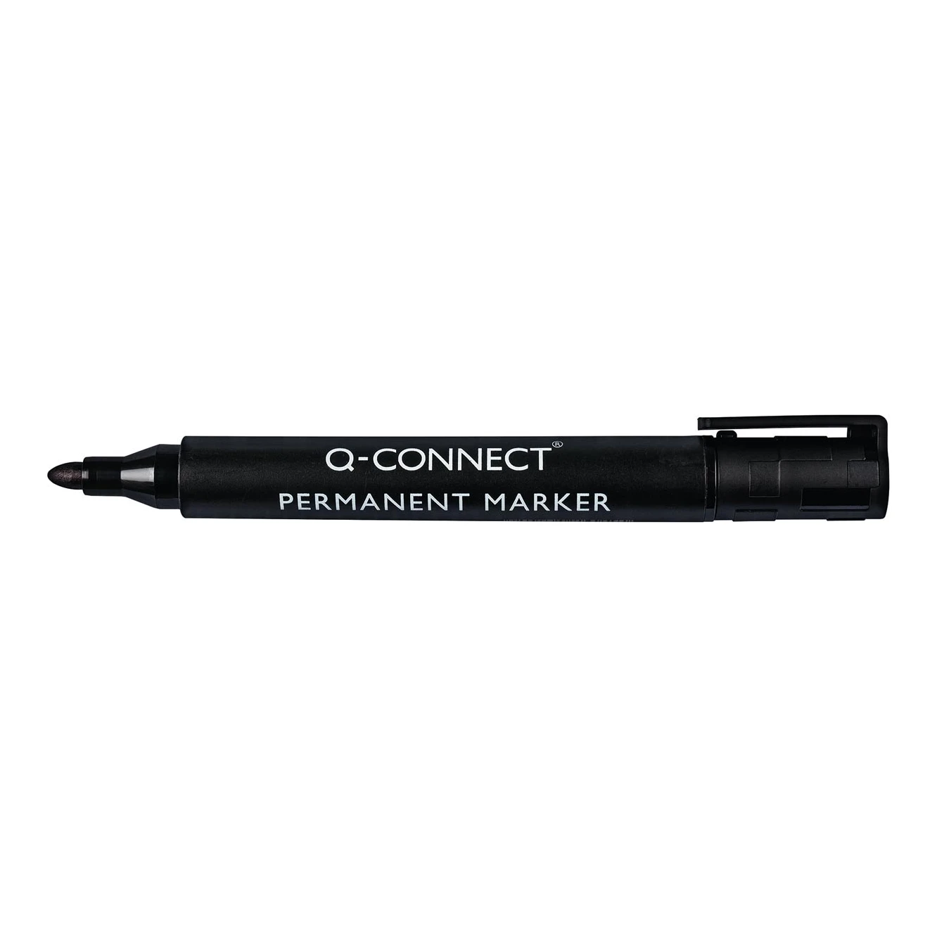 Q-connect permanent marker zwart (2 - 3 mm rond)