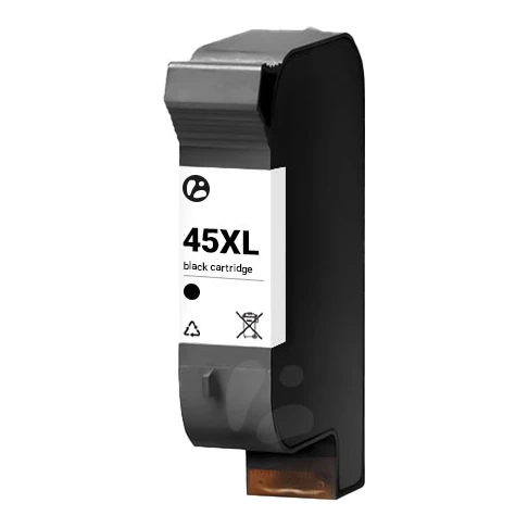 Huismerk HP 45XL (51645AE) inktcartridge zwart