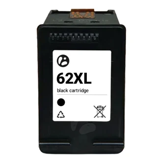Huismerk HP 62XL (C2P05AE) inktcartridge zwart