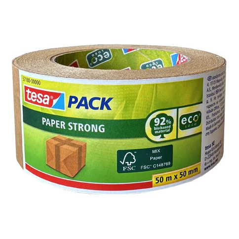 Tesa Eco verpakkingstape papier 50 mm x 50 m