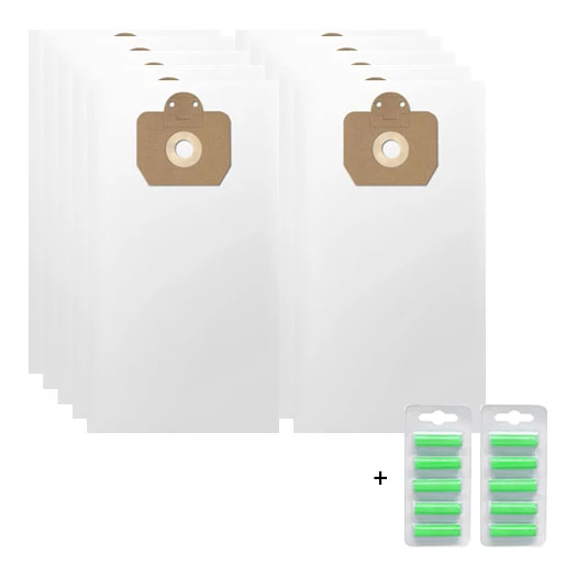 Taski Aero 8 / Vento 8 series stofzuigerzakken 10 stuks + 10 geurstaafjes (eigen merk)