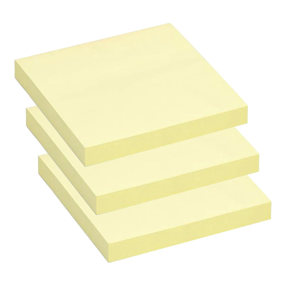 Quantore desk notes geel 76 x 76 mm (3x100 stuks)