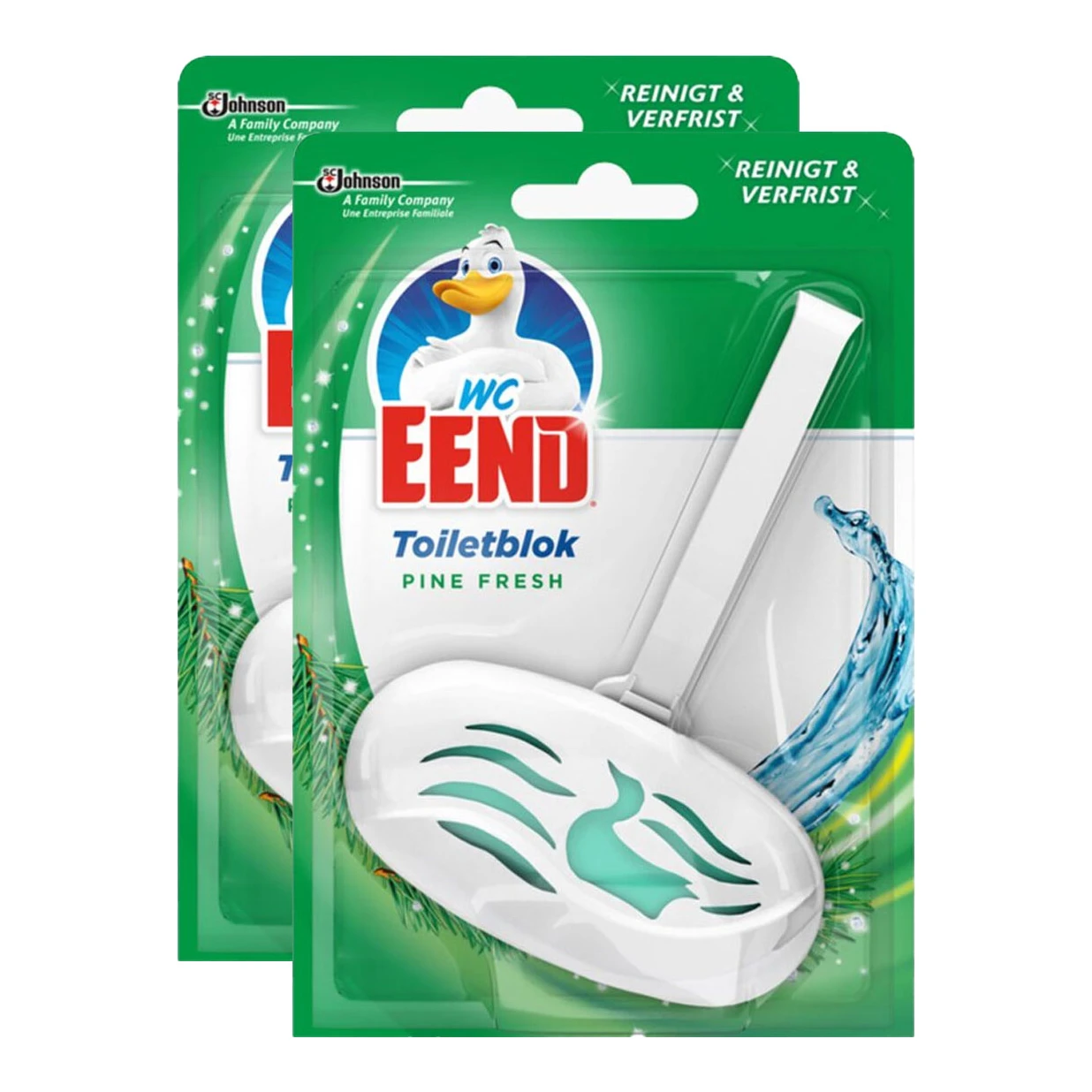 WC-Eend toiletblok Pine Fresh (2x40 gr)