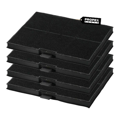 Bosch/Siemens LZ53451/11026771/00705432 koolstoffilter afzuigkap 4 stuks (Propex Parts)