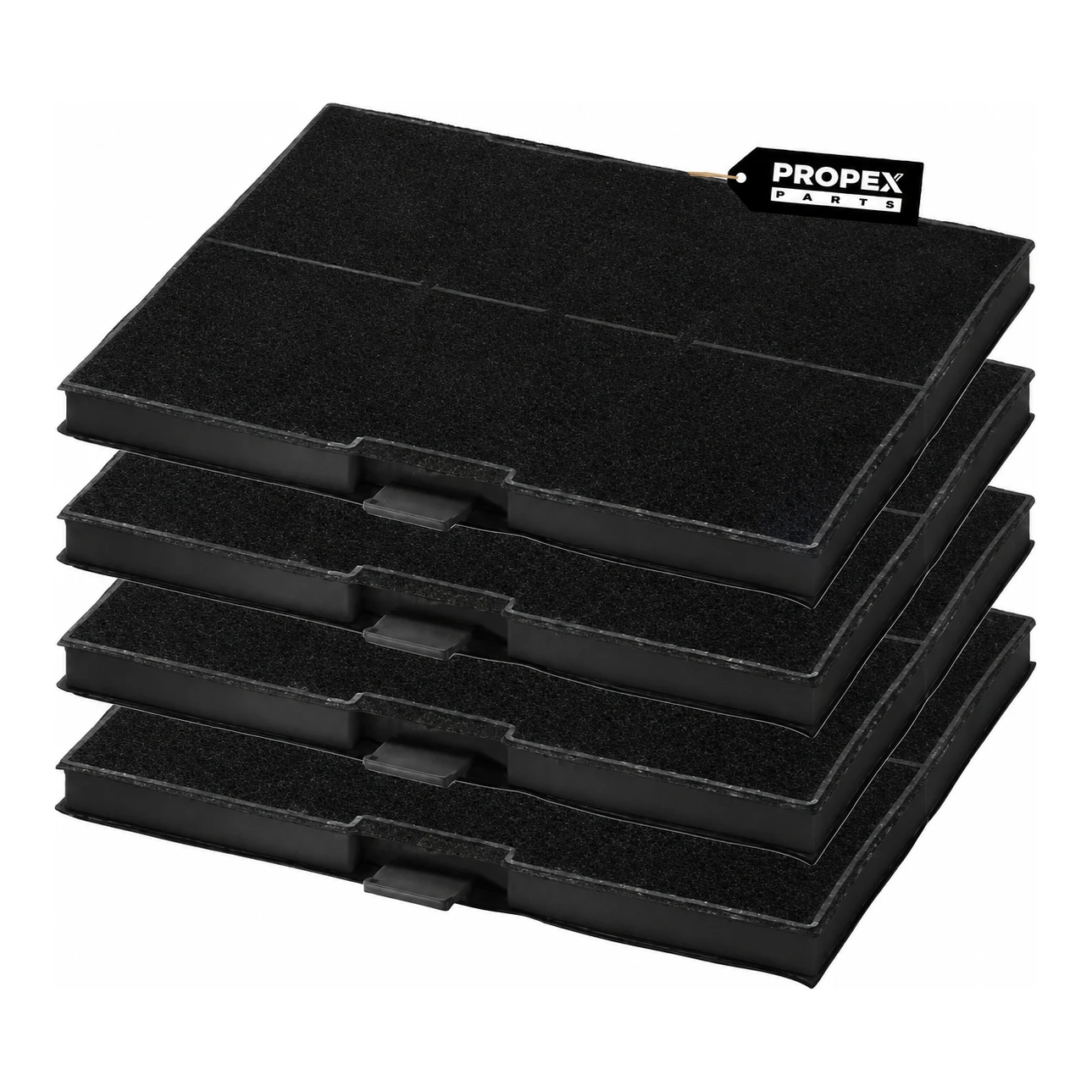 Bosch/Siemens LZ53451/11026771/00705432 koolstoffilter afzuigkap 4 stuks (Propex Parts)