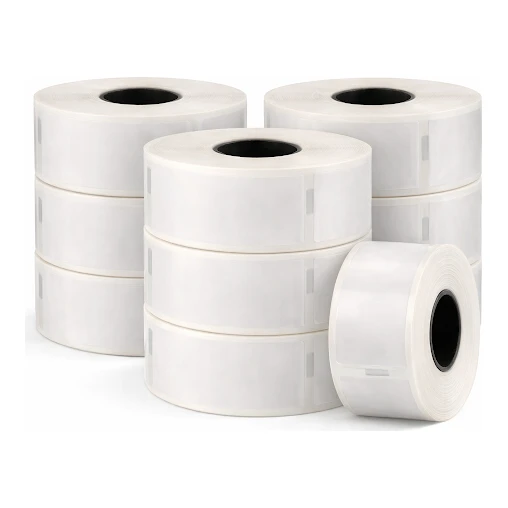 10x Dymo 99012 / S0722400 compatible labels verwijderbaar, 89 mm x 36 mm