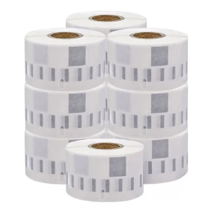 10x Dymo 99013 / S0722410 compatible Labelwriter 550 transparante labels, 36 mm x 89 mm