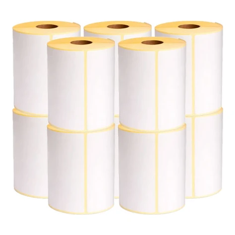 10x Zebra compatible labels verwijderbaar, 100 mm x 35 mm