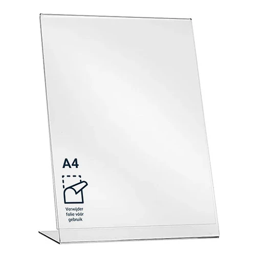 Huismerk folderhouder L-standaard A4