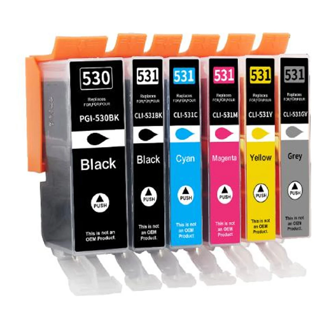 Huismerk Canon PGI-530 + CLI-531 inktcartridges voordeelbundel (6set)