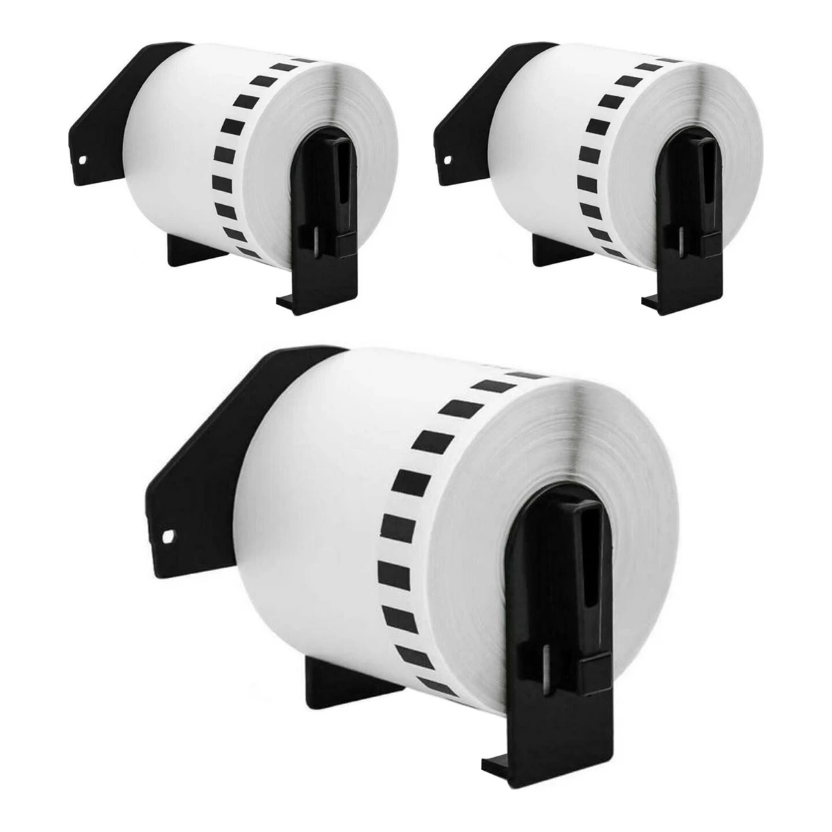 3x Brother DK-22205 compatible labels, 62 mm x 30,48 m