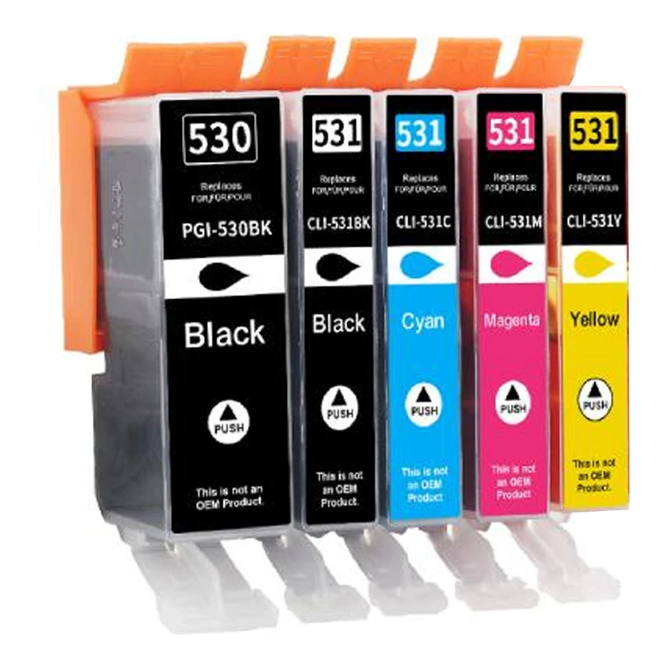 Huismerk Canon PGI-530 + CLI-531 inktcartridges voordeelbundel (5set)