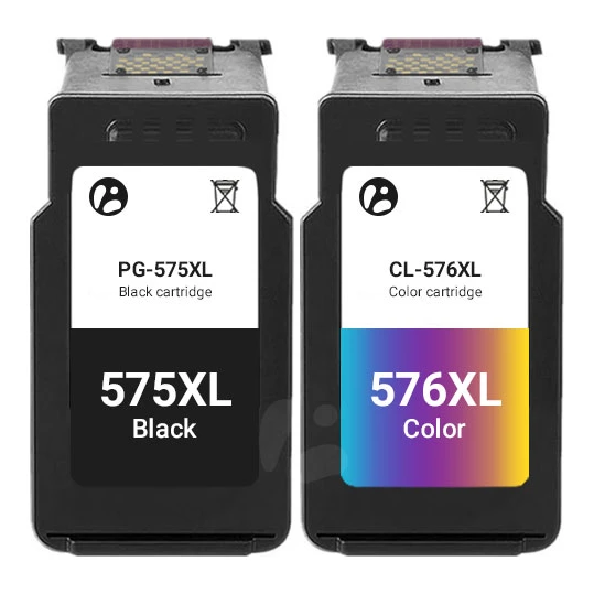Huismerk Canon PG-575 XL + CL-576 XL inktcartridges voordeelbundel
