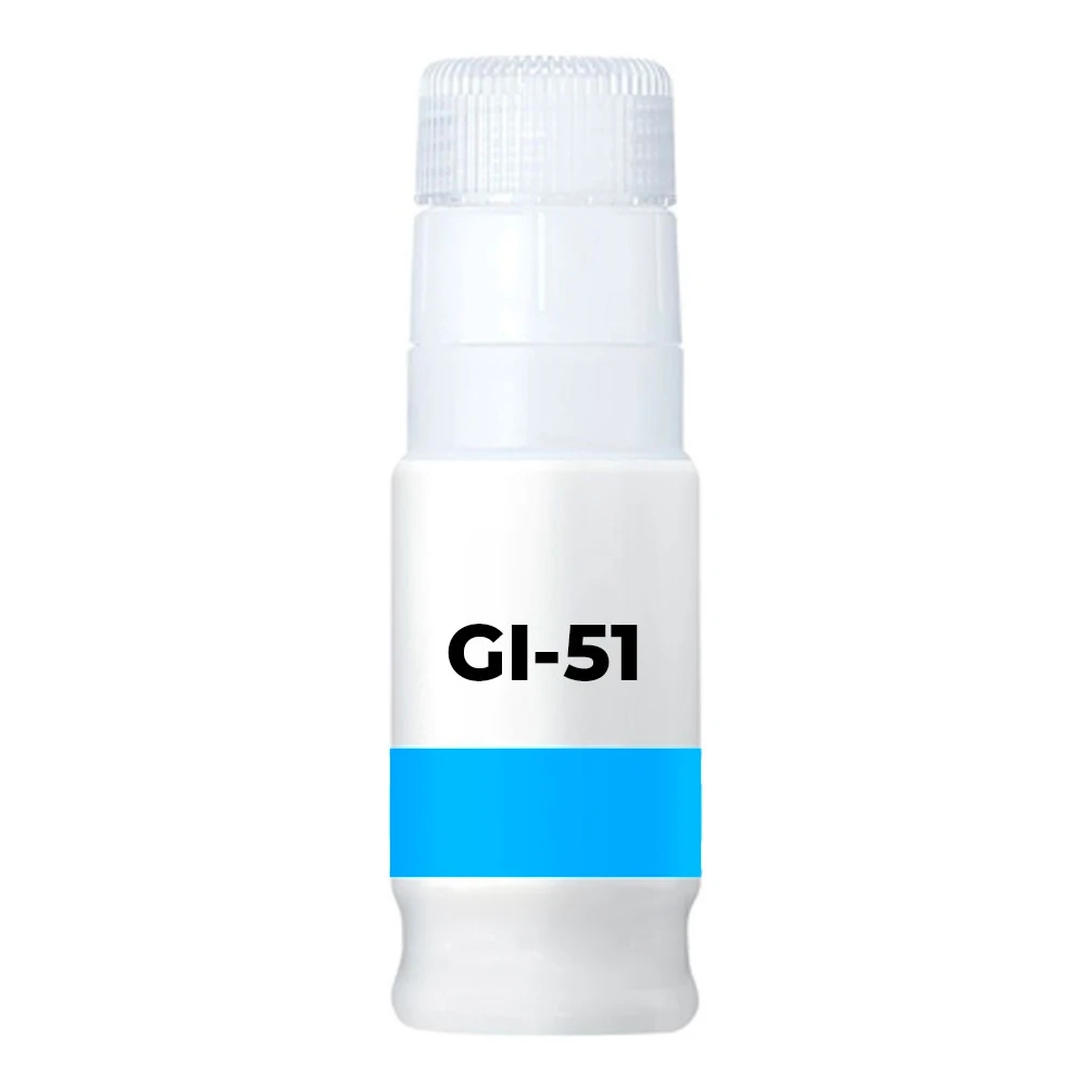 Huismerk Canon GI-51C inkttank cyaan