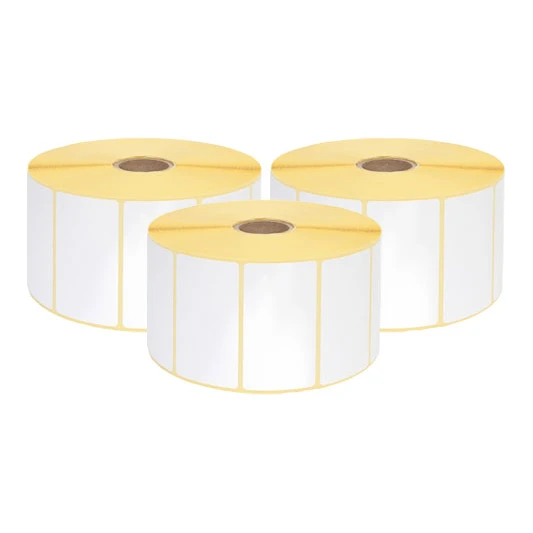 3x Zebra compatible labels, 57 mm x 32 mm