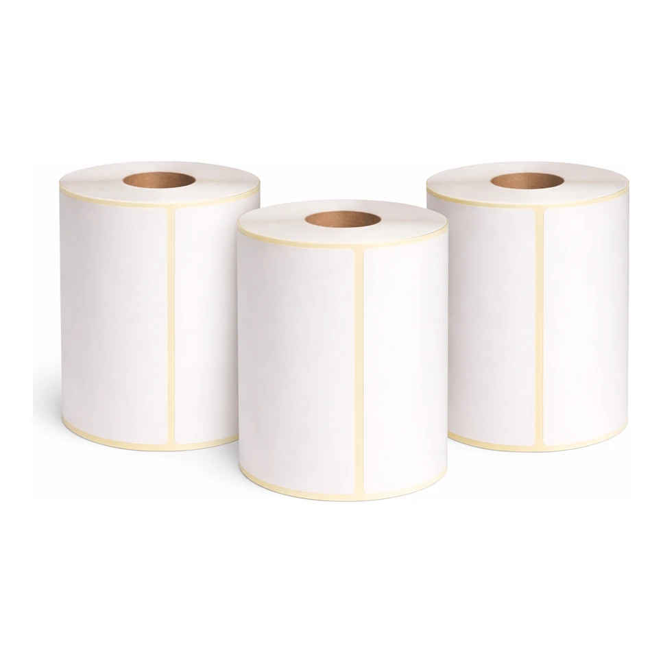 3x Zebra compatible labels verwijderbaar, 100 mm x 35 mm